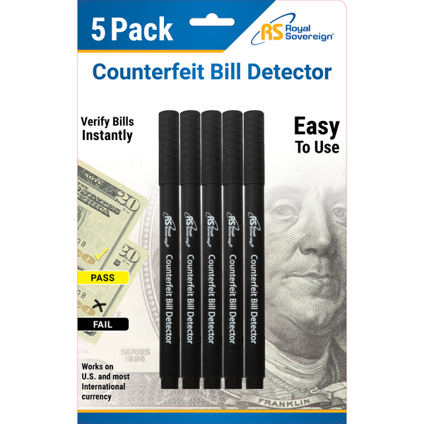 Royal Sovereign Counterfeit Pens, PK5 RCD-1805-RS